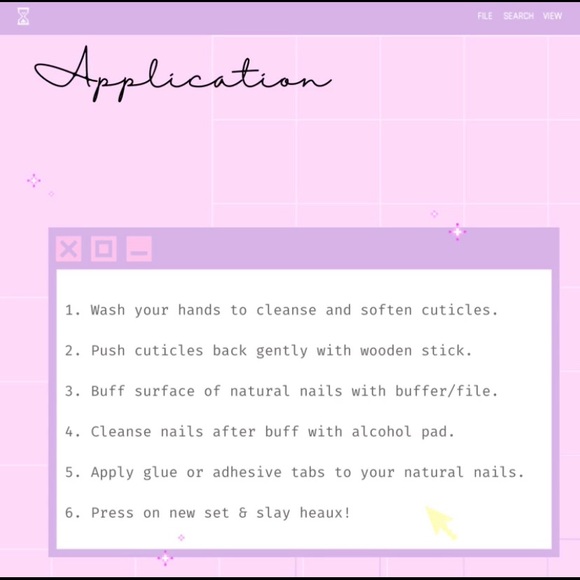 💐☁️✨PASTEL CLOUDS PRESS ON NAILS✨☁️💐 - Picture 5 of 5